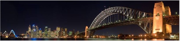 WORLD'S WIDEST BRIDGE AUSTRALIA Sydney harbor bridge, Australia 16 lanes of car traffic 8 lanes upper floor 8 lower floor