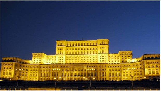 WORLD'S LARGEST PALACE ROMANIA Palace of the Parliament..... Bucharest , Romania 500 bedrooms 55 kitchens 120 sitting rooms