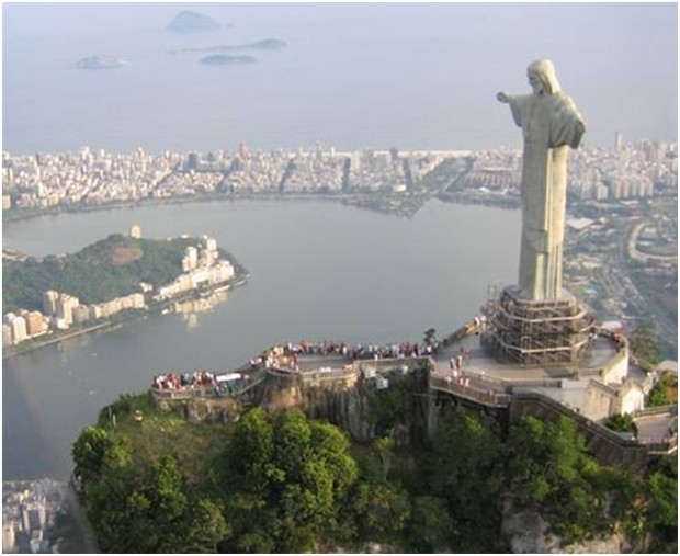 WORLD'S HIGHEST STATUE BRAZIL CHRIST THE REDEEMER STATUE Rio De Janeiro BRAZIL