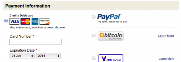 Bitcoin: A New Option on the Checkout Page