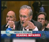 Stewart takes a look at John McCain's reaction to some of the things being said by Rumsfield and