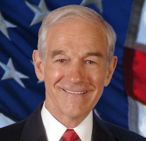 Ron Paul upside Down