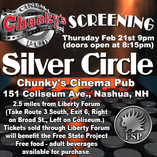 Screening of final cut of Silver Circle movie to be released at Liberty Forum, February 21st, 2013