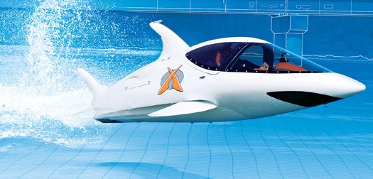 A Dolphin-Like Speedboat That Can 
Reach 50 MPH and Launch 18 Feet Into the Air