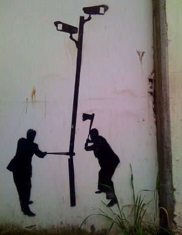 Guerrilla surveillance camera destruction hits the U.S. 