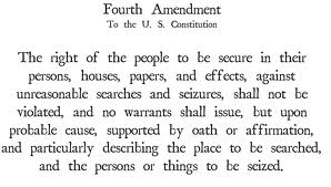 It’s Official, the Fourth Amendment is Dead 