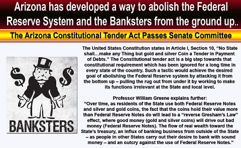 Gold and Silver Approved as Legal Tender by Arizona Senate