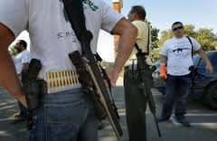 Protestors Defy Open Carry Ban & Openly Carry Firearms During Civil Disobedience Protest
