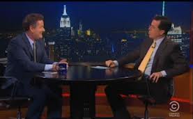 Colbert Hands Piers Morgan Two Constitutions In A Five-Minute Interview: 'Have You Read It?'