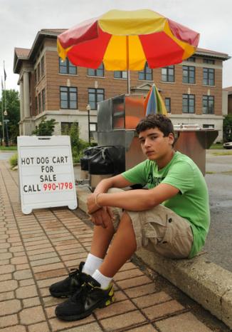 'How hard is it to sell a hot dog?' asks 13-year-old entrepreneur shut down by Holland City 